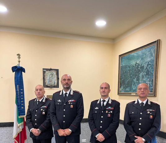 Nuovi ufficiali al Comando Provinciale dei Carabinieri